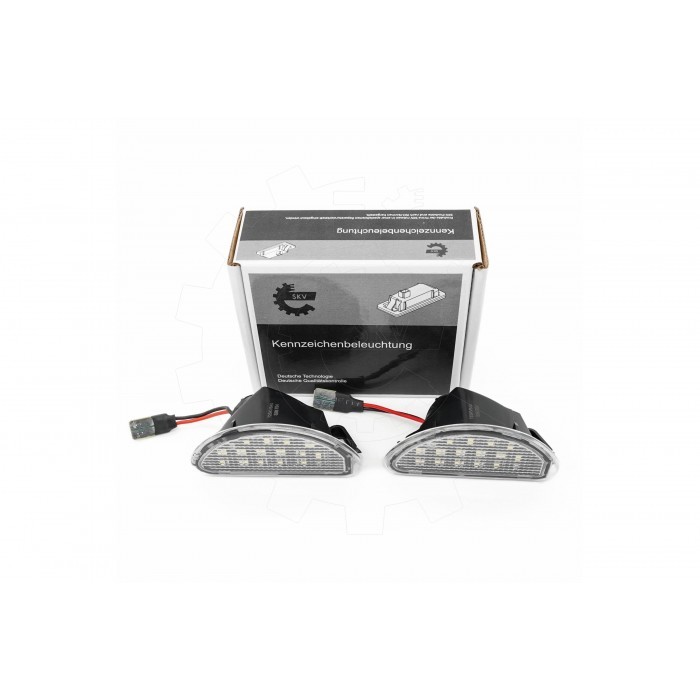 Lampe LED plaque immatriculation Toyota Aygo pour conduite nocturne