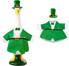 Saint Patricks Day Goose Outfit Porch Goose Outfits St Patrick'S Day Clothes for