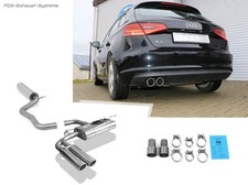  Sportauspuff-Anlage ab Kat Audi A3 8V Sportback 1.5 TFSI 2x90mm eingerollt