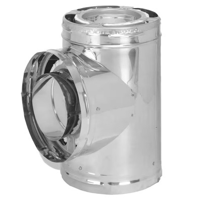 Duraplus All-Fuel Chimney 6In. Diameter Tee with Cap
