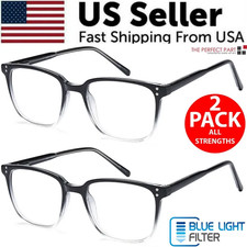 Blue Light Blocking Reading Glasses Computer Anti Eye Strain for Men and Women