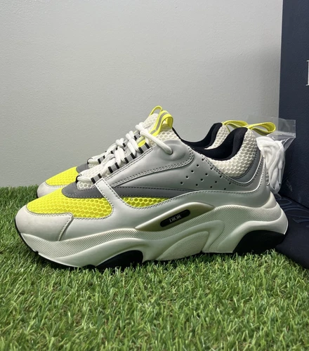 Taille 40 (7US) Dior B22 ' Blanc Jaune ' EXCELLENT ÉTAT !
