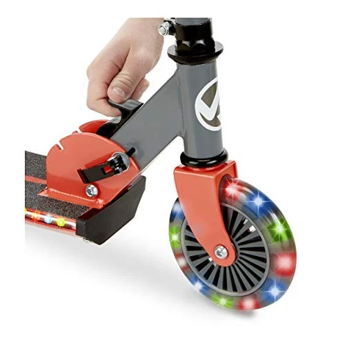 VIRO RIDES VR 200 GLOW-RIDER KICK SCOOTER WITH OVER 50 LED LIGHTS - MULTICOLOR