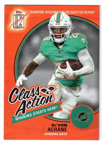 2025 Topps Signature De'Von Achane Base (RAW)