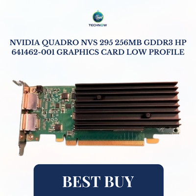 Nvidia Quadro NVS 295 256MB GDDR3 HP 641462-001 Graphics Card Low Profile
