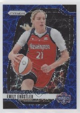 2024 Panini Prizm WNBA Blue Velocity Prizm Emily Engstler #67 fm0