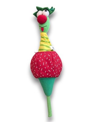 Vintage 2001 Manhattan Toy Webster Worm Lollipuppet Little Einstein 13''