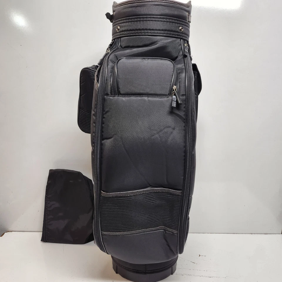 Bolsa de carro de golf PRO SELECT | Divisor de 6 vías | Negra con capucha para lluvia Foto 3 de 4