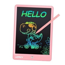LCD Writing Tablet for Kids, 10 Inch Colorful Electronic 10 inch Light Pink