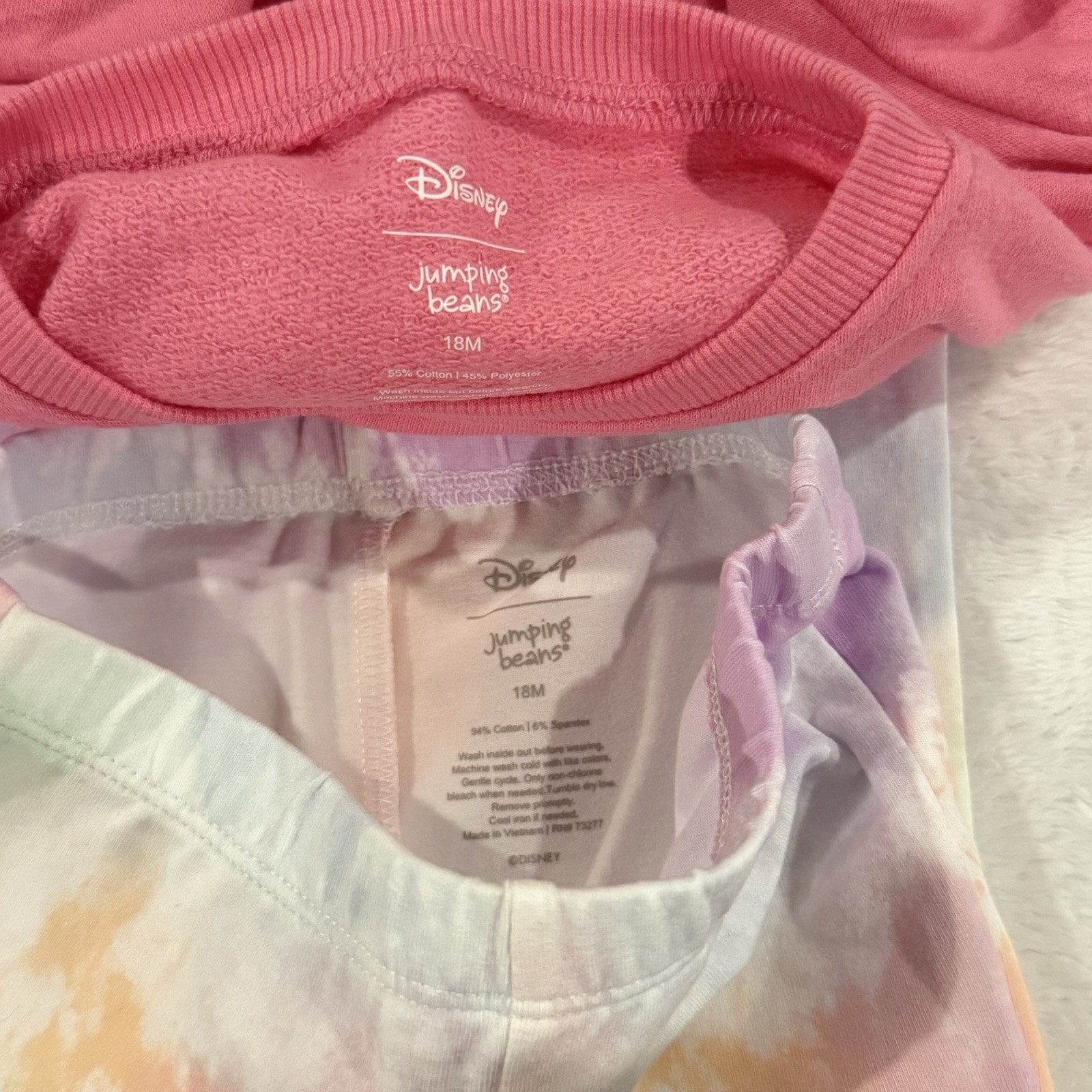 Disney Baby Girl 18M Princess Frozen Elsa Lot 9Pcs Dress Sweatshirt Pant Set NEW image 8