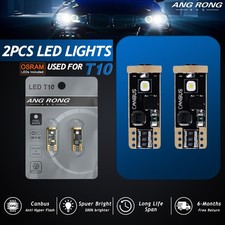 T10 W5W 501 168 LED Blubs Sidelight Number Plate Daytime Running Light No Error