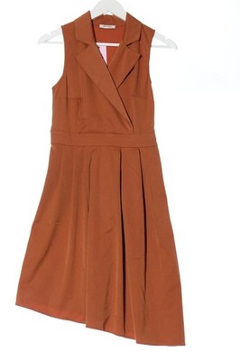 ORSAY Blusenkleid Damen Kleid Gr. DE 34 hellorange Elegant