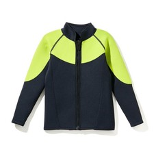 Intboss Kids 3mm Neoprene Wetsuit Jacket Tops - Boys Girls Long Sleeve Swim Top