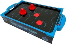 Mini Air Hockey Game Toy for Kids  Adults with Powerful Air Blower