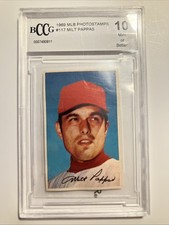 1969 MLB Photostamp #117 Milt Pappas BCCG 10