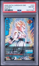 PSA 8 GOTENKS 121 Super Rare Dragon Ball JP Data Carddass Trading Card