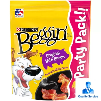 Purina Beggin' Strips Dog Training Treats with Bacon Chewy Dog Treats 40 oz