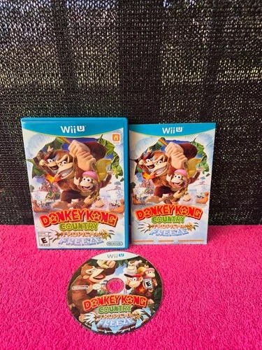 Donkey Kong Country Tropical Freeze (Nintendo Wii U, 2014) Complete With Manual