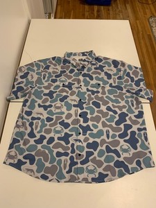 Salty Traditions Shirt 5XL Blue Camo Fishing Crab Outdoors Gorpcore Louisiana