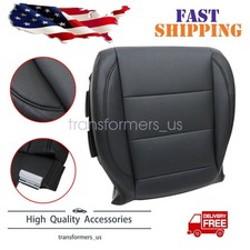 For 2006-2010 Volkswagen Jetta Sedan Passenger Bottom Leather Seat Cover Black