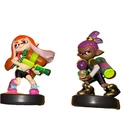 Purple Inkling Boy amiibo  Wii Splatoon  And Orange Girl