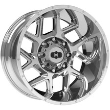 360 Sliver 20x9 8x6.5 12mm Chrome Wheel Rim 20 Inch