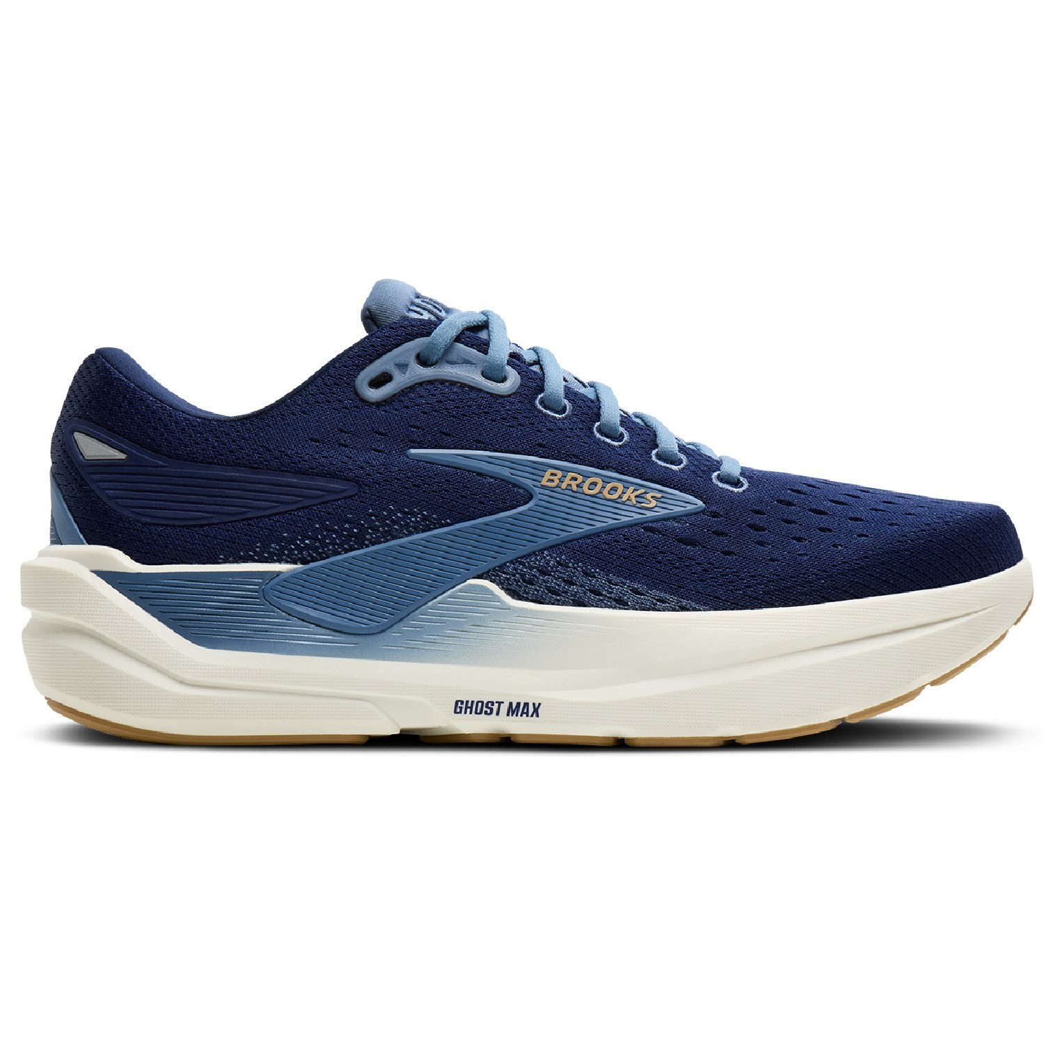 SALE! Men's Brooks Ghost Max 3 Road-Running Shoes Blue/Starfish/Moonlight