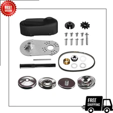 212CC Go-Kart Torque Converter Kit – 6.5 HP Mini Bike Clutch Set, 3/4" Pulley