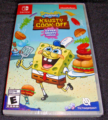 NEW sealed! SPONGEBOB KRUSTY COOK-OFF Switch Kids / Family Time Management