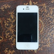Apple iPhone 4S White A1387 Bar Style Smartphone Cracked Back