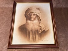 Arabian canvas picture from 1979.