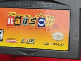 River City Ransom EX Game Boy Advance Nintendo GBA Authentic Saves NES 8 Bit VTG
