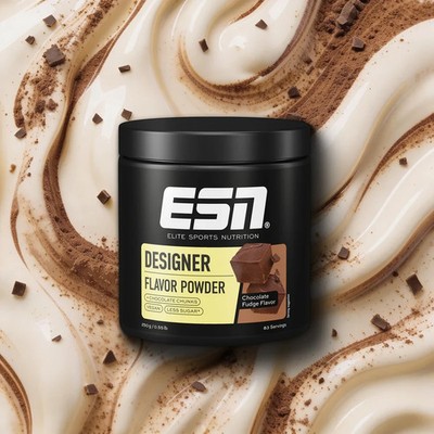 ESN Designer Flavor Powder - 250 g - Chocolate Fudge - MHD 31.12.2026