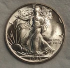 1943 Walking Liberty Silver Half Dollar