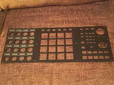 AKAI MPC X Metal Face Plate - SAVE YOUR FACE PLATE IF YOU REMOVE "ADHESIVE" SKIN