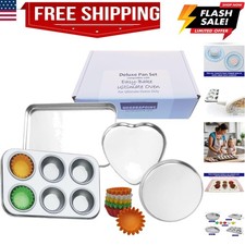 Deluxe Pan Set Compatible with Easy Bake Ultimate Oven  Includes 60 Cupcake ...