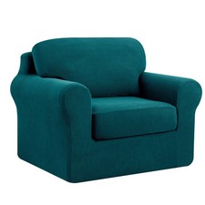 subrtex 3 Pieces Sofa Slipcover Sets Small, Turquoise - Stretch Couch Cover...