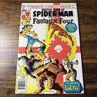 Marvel Team Up Spider-man and the Fantastic Four 100 Vintage Comic Book
