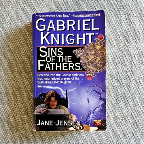 Gabriel Knight: Sins of the Fathers - A Novel by Jane Jensen VERY RARE, OOP