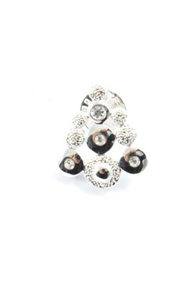 BALLOU REG D Brosche Damen silberfarben Elegant