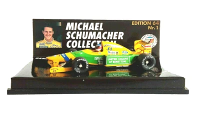 Minichamps Benetton Ford B192 1:64 Michael Schumacher Edition 64 Nr.1 - Bild 1 von 4