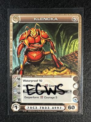 Chaotic TCG 4 Max ECWS Klencka 19/100 ROTO 1st Ed Common NM/LP b