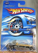 2006 Hot Wheels #24 First Editions 24/38 BON VOYAGE Silver w/o Wood Grain Tampo
