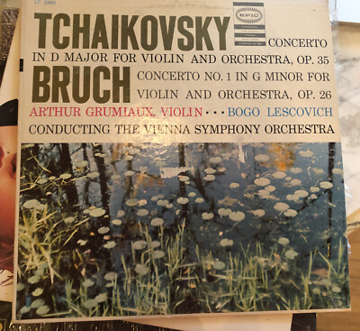 Tchaikovsky/Bruch- Arthur Grumiaux and Lescovich.Op.35-d Major And G Minor Op.26