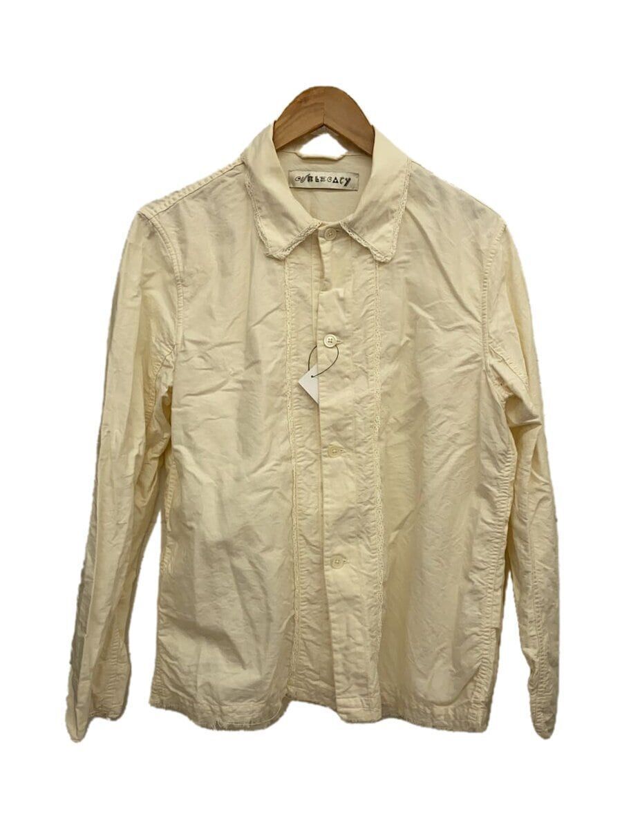 OUR LEGACY M4222BAW 22AW BOX SHIRT 44 COTTON IVORY LONG SLEEVE 