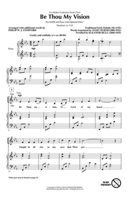 Be Thou My Vision Sacred Choral SATB Arranger: Philip Stopford