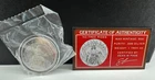 STL Mint Spicy Silver No Free Rides 1 Oz .999 Art Round W/ COA Limited 500 Mint