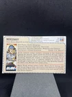 1983 GI Joe Vintage MAJOR BLUDD MAIL AWAY RED BACK FILE CARD, UNCUT, VERY NICE!