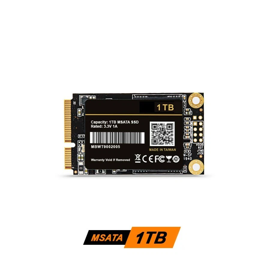 SSD Msata 1TB Unità A Stato Solido Interna | SATA III 6Gb/s, Per Laptop E Desktop, Alte Prestazioni