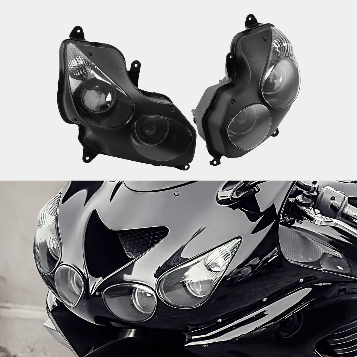 Motorcycle Headlight Assemblies for Kawasaki Ninja ZX14 for sale